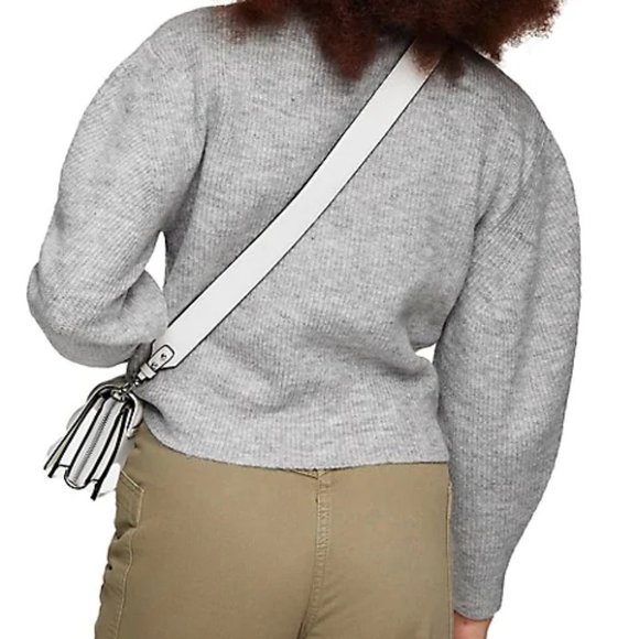 TOPSHOP Rib-Knit Cropped Sweater Size S - Picture 2 of 7